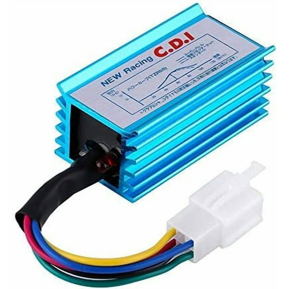Racing AC 5 Pin CDI Box for GY6 50cc 70cc 90cc 110cc 125cc 140cc 150cc 160cc 139QMB 152QMI 157QMJ Chinese ATV Quad Go Kart Pit Dirt Bike Motorcycle - Blue