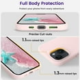 thumbnail image 4 of Compatible with iPhone 15 Plus Case, Silicone Shockproof Slim Thin Phone Case for iPhone 15 Plus (6.7 inch), (Chalk Pink), 4 of 12