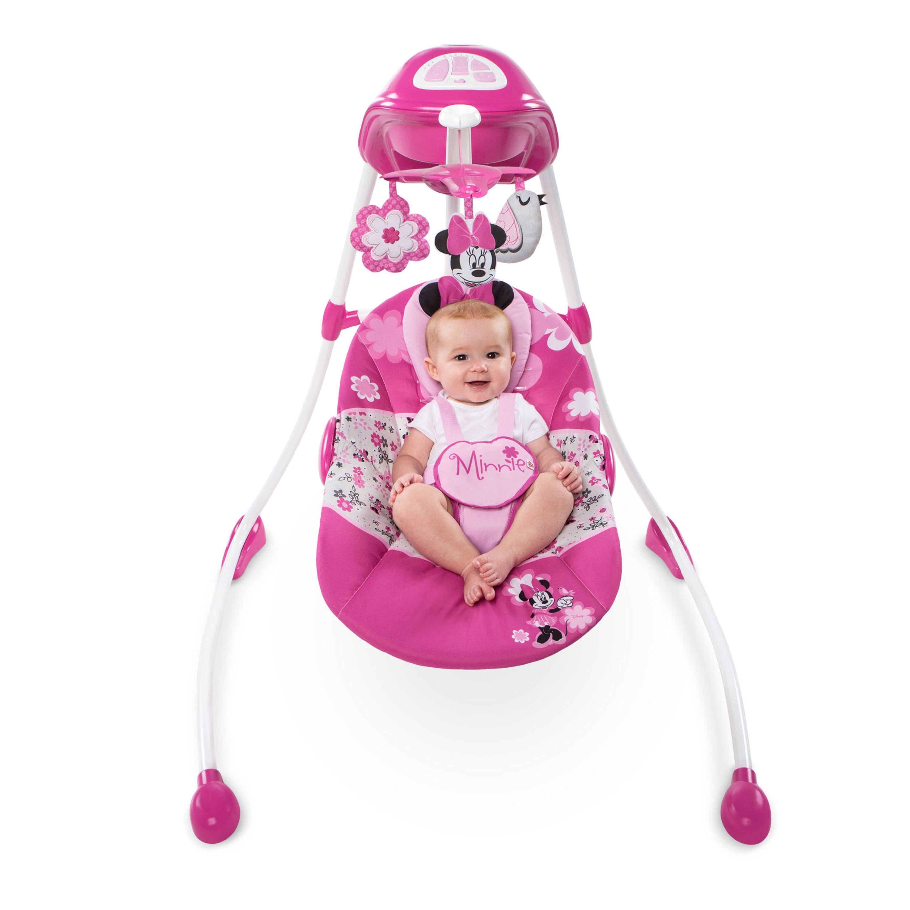 minnie mouse garden delights bouncer