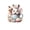 B, variant on POLISE Spaces Bunny in Teacup with Flowers 2D Acrylic Easter Ornament for Tree, Wall or Shelf, Pastel Egg & Floral Design, Spring Home Decor & Gift for Collectors