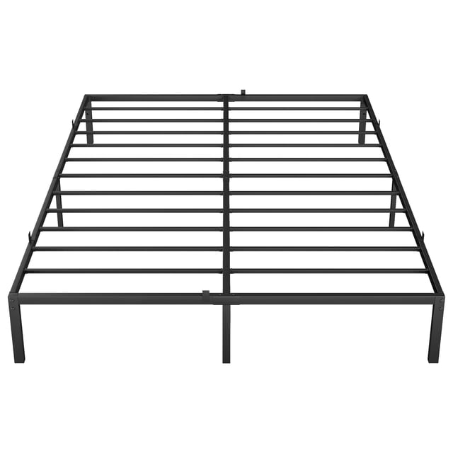 Base de Cama Metálica con Almacenamiento | Plataforma Sólida y Silenciosa, para Colchón Viscoelástico o Híbrido, sin Necesidad de Somier 14INCH FULL Size