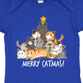 thumbnail image 4 of Inktastic Merry Catmas with Cat Tree and Yellow Star Boys or Girls Baby Bodysuit, 4 of 5
