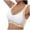 White, variant on Women's Underarm-Smoothing with Seamless Stretch Wireless Lightly Lined Comfort Comfort Bras for Women Black,XXL