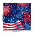 thumbnail image 3 of Fmbmuo Patriotic Shower Curtain 72x72 Inch Waterproof Heavy-Duty Polyester Bathroom Curtain with 12 Hooks Home Decor,Multicolor, 3 of 5