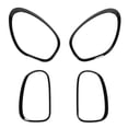 thumbnail image 2 of 51139801573, Headlight Bezel Trim 4pcs Clip In Installation Injection Molding Taillight Frame Trim Direct Replacement  For Countryman R60 2010 To 2016, 2 of 8