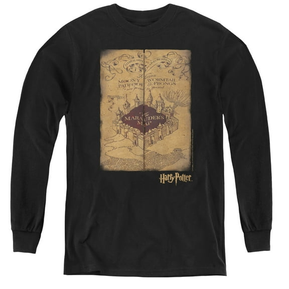 Harry Potter - Marauders Map - Youth Long Sleeve Shirt - X-Large