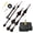 black-28mm, variant on Clock Mechanism Silent Quartz Movement Machine Wall Diy Pointer Set Clock Work Table Hanging Quartz Watch Repair Tool Parts