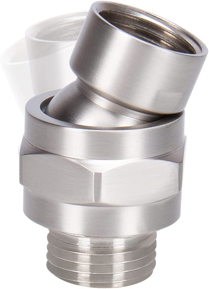 Shower Head Swivel Ball Adapter Solid Brass Shower Connector Ball