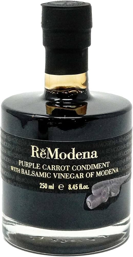 ReModena Caramelized Purple Carrot Balsamic Vinegar, Shelf-Stable