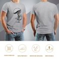 thumbnail image 5 of Hanmun Men's Xenomorph Cartoon T-Shirts Short Sleeve Cotton Round Crew Neck M T-Shirt Moisture Wicking Gray USA, 5 of 9