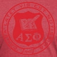 thumbnail image 3 of CafePress - Alpha Sigma Phi Red Seal T Shirt - Mens Tri-blend T-Shirt, 3 of 4