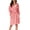 Red, variant on Women's Nightgowns Women'S Solid Colour Long Sleeve Pocket Hooded Knee Short Plush Pajamas Robe Homewear Bathrobe, Women's Sleepwear XXXXL