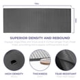 thumbnail image 6 of Sunshine Yoga Voyage Yoga Mat, Studio and Gym Bulk Yoga Mats, Durable, Anti-Tear, 72" x 24" x 5mm, 4 Pack, Charcoal, 6 of 7