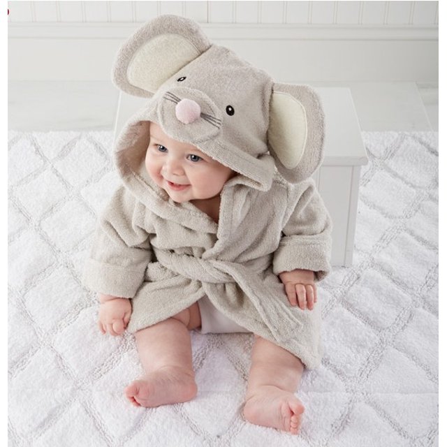 Toalla bata de Baño para Bebé Niño Figuras de Animales Suave Dara Baby DARA BABY Acc0045-4