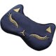thumbnail image 1 of Antifaz para dormir, diseño de gato, de seda, ligero y ajustable, de satén, ideal para mujeres y hombres, para dormir, viajar y siesta (azul marino), 1 of 5