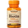 Sundown High Potency Biotin Capsules, 60 CT (Pack of 3)