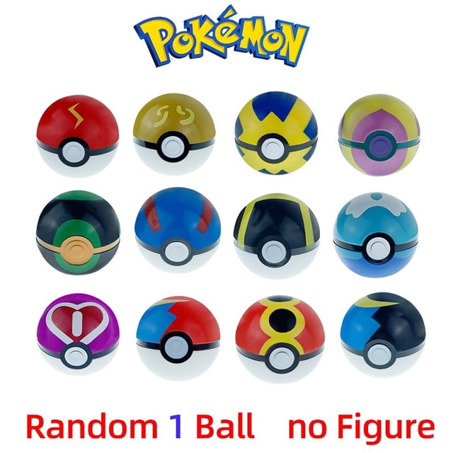 Figuras de Pokémon pokeball poke ball go, pikachu, Greninja, Solgaleo, Lunala, monstruos de bolsillo originales, elfo, transforman, deform, set de juguete hola suerte unisex