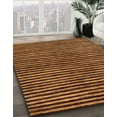 thumbnail image 2 of Ahgly Company Tapis d'Intérieur Carré Abstrait Rouge Oriental, 8 Pieds Carré, 2 of 6