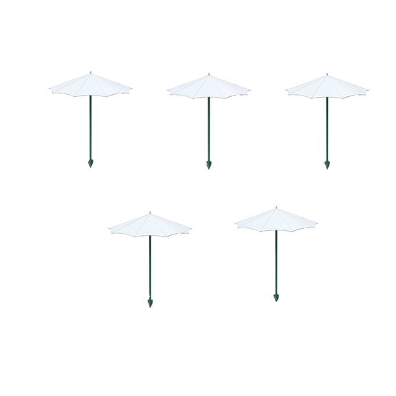 5Pcs Plant Umbrella for Outdoor Plant Sun Protective Cloth Garden Sunshade Cover Shade Umbrella for Potted Flower