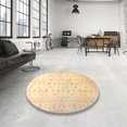 thumbnail image 3 of Ahgly Company Indoor Rectangle Abstract Sun Yellow Oriental Area Rugs, 4' x 6', 3 of 6