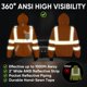 thumbnail image 2 of Chaqueta con capucha de seguridad TICONN High Vis Reflective ANSI III, 2 of 6