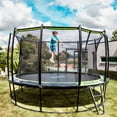thumbnail image 4 of JumpFlex HERO 14' Trampoline with PROJAM Basketball Hoop and Net Attachment, 4 of 12