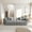 Light Grey, variant on bokifol 104" Cloud Sectional Couch with Chaise,Modern Modular Sofa with Deep Seat,Upholstered Couches for Living Room Bedroom Apartments,White