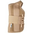 thumbnail image 1 of FLA Orthopedics SoftFit Wrist Brace - Perforated Suede Finish. Left. Large, 1 of 4