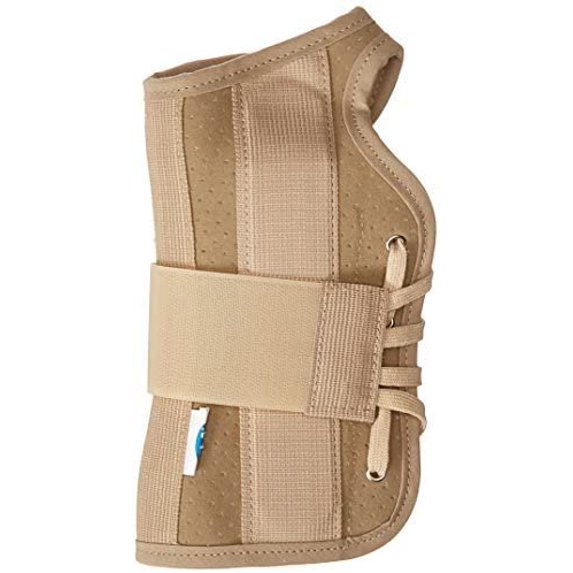 FLA Orthopedics SoftFit Wrist Brace - Perforated Suede Finish. Left. Large