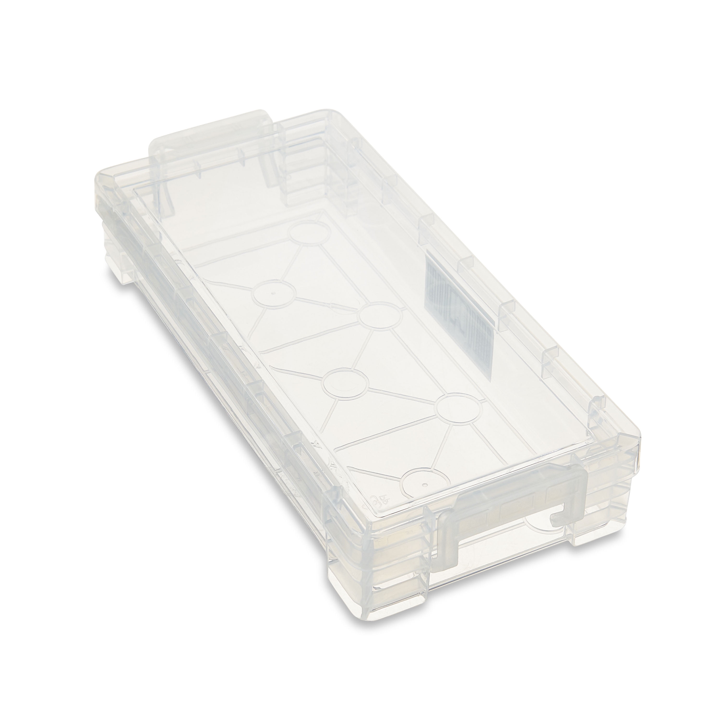 (8 pack) Pen+Gear Slim Plastic Storage Box, Clear Desktop Organizer New, 1 Couner per Pack