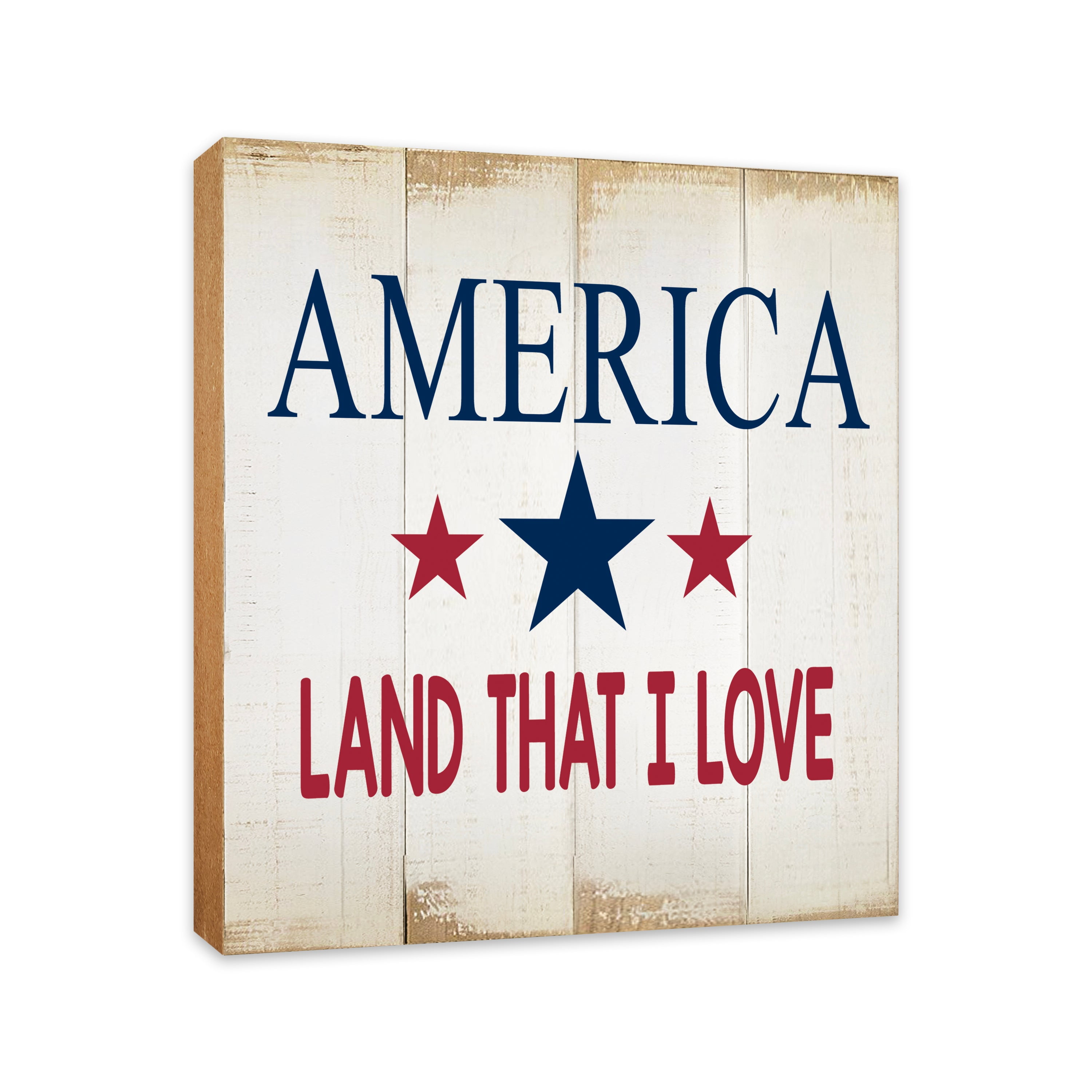 LifeSong Milestones Patriotic Tabletop Sign for Memorial Day