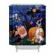 thumbnail image 1 of Cortina de ducha, cortina de ducha de Halloween, cortina de ducha para baño de Halloween con ganchos de 59 pulgadas de ancho x 71 pulgadas de alto, decoración de Halloween, baño impermeable, 1 of 4