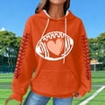 thumbnail image 4 of Camisas de Manga Larga Casual de las Mujeres Impresión No Estructurada Bolsillo Sudadera con Capucha para la Moda de Verano de Primavera, 4 of 5