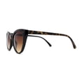 thumbnail image 4 of Womens Pearl Color Cat Eye Sunglasses Tortoise Brown, 4 of 4