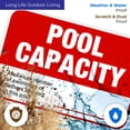 thumbnail image 5 of Pool Capacity Pool Sign, Pool Sign, 12x18 Aluminum, 5 of 8