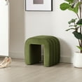 thumbnail image 5 of Zesthouse Multi-Functional Ottoman Stool, Tufted Velvet Foot Stools Ottoman for Couch, Modern Vanity Stool for Living Room, Bedroom and Entryway, Green, 5 of 11