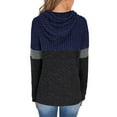 thumbnail image 2 of TEMOFON Hoodies for Women Long Sleeve Pullover Sweatshirts Casual Fall Tunic Tops with Pocket Drawstring Hooded Tops, 2 of 9