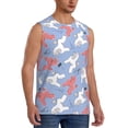 thumbnail image 2 of Uemuo Cartoon Poodle Dog Pattern Men's Sleeveless T-Shirt,Muscle Athletic Tank Top, Moisture-wicking Quick-dry Breathable Classic Tee Top for Gym Run Outdoor Sports-Medium, 2 of 8
