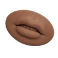 thumbnail image 1 of Speravity Práctica de maquillaje permanente en 3D, modelo de labios y boca, adhesivo portátil, piel reutilizable, enseñanza escolar, Material de laboratorio Marrón, 1 of 6