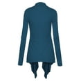 thumbnail image 2 of Made by Johnny Women's Off-Duty Open Front Cardigan M TEAL, 2 of 6