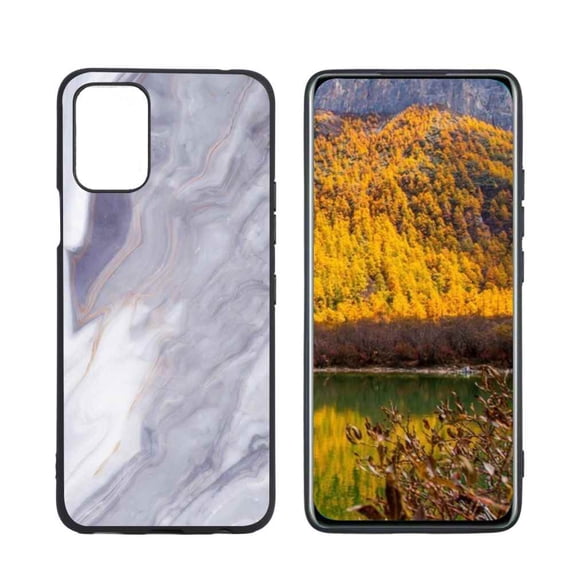 Compatible with LG K53 Phone Case, Marble-127 Case Men Women, Flexible Silicone Shockproof Case for LG K53