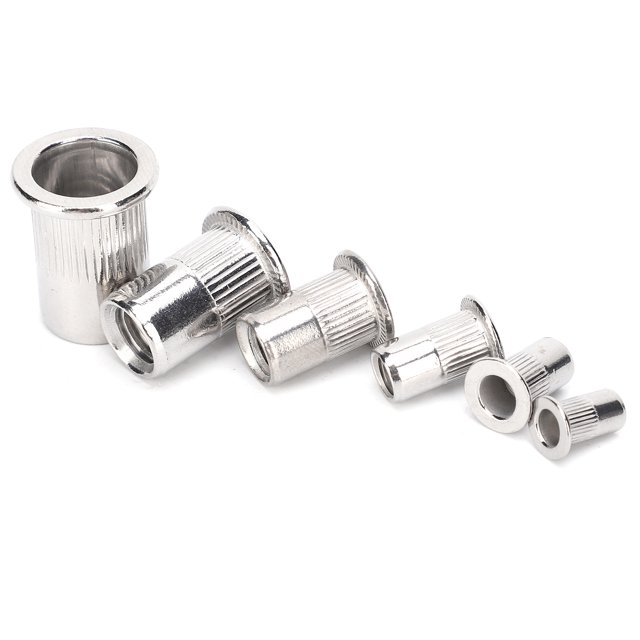 Kit d'Assortiment d'Écrou Rivet en Acier Inoxydable - 93 Pcs avec Tailles M3, M4, M5, M6, M8, M10 pour Assemblage Automobile, Mobilier et Industriel - Boîte de Rangement Transparente Incluse pour un Accès Facile