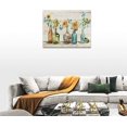 thumbnail image 6 of Floral Bathroom Wall Art Rustic Vase Butterflies Sunflowers Wall Decor Farmhouse Bottles And Plants Home Decor Vintage Glass Art Botanical Canvas Painting Prints for Restroom Bedroom 16"x12", 6 of 6