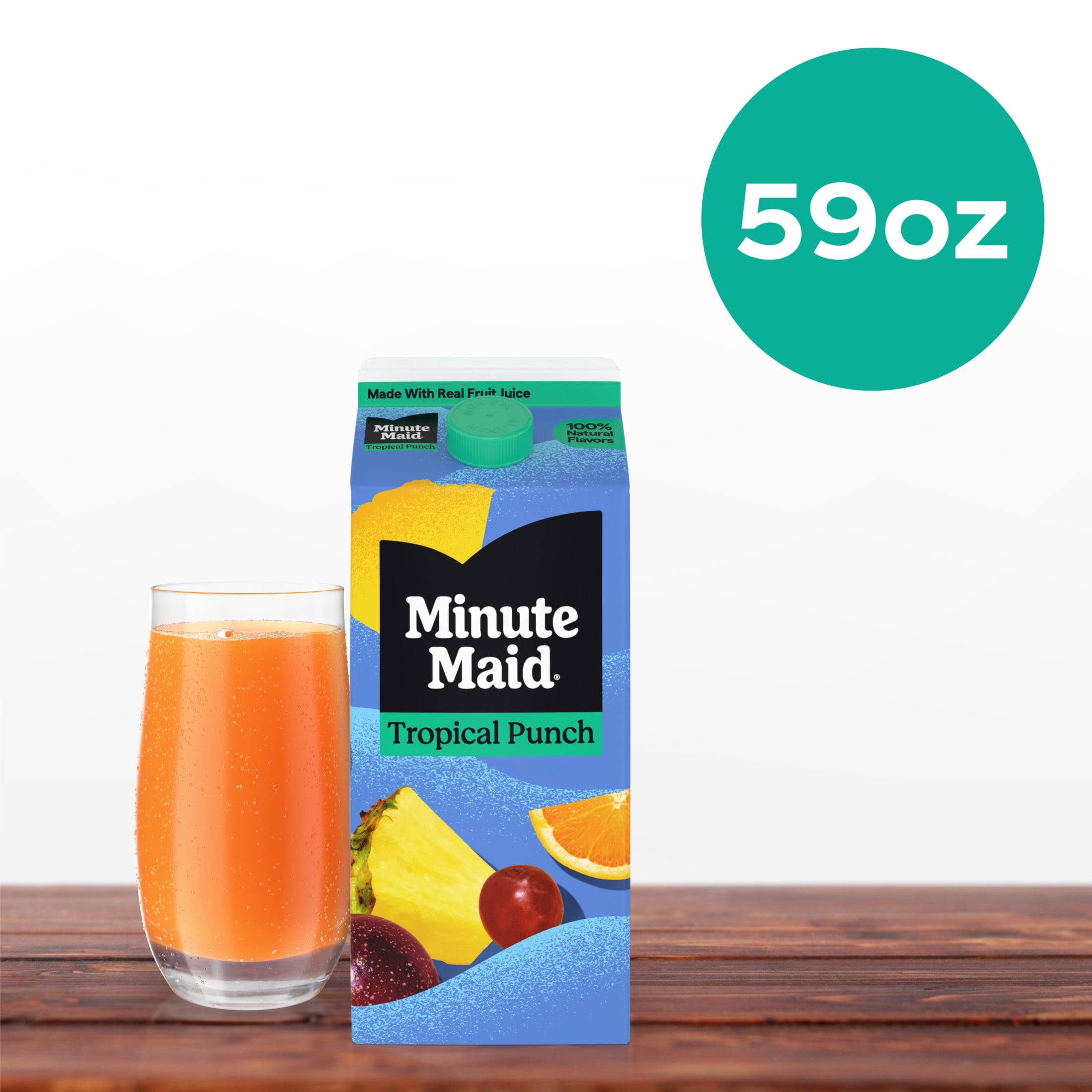 Minute Maid Tropical Punch Juice Drink Carton, 59 fl oz