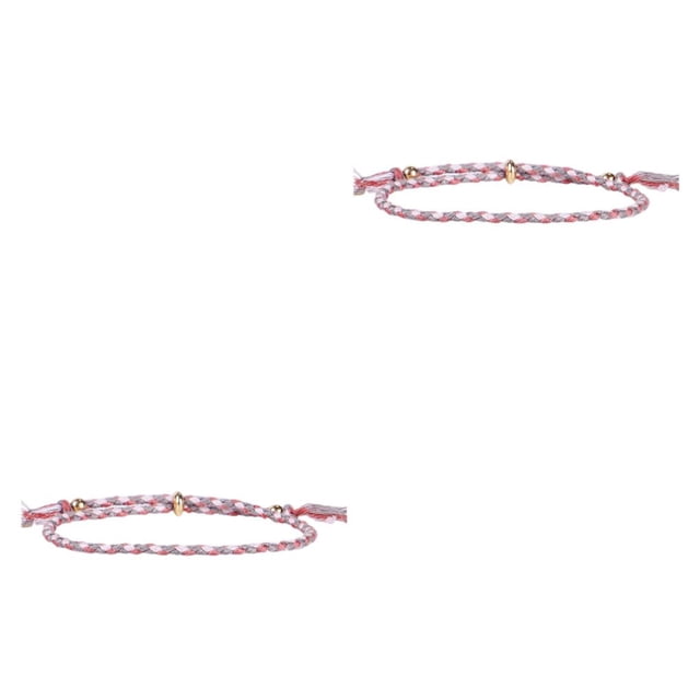 Qarigey trenzada, accesorio de decoración de moda, para hombres y mujeres, adorno de mano, pulseras de hilo ajustables con adornos de borlas Type8 NO8