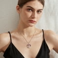 thumbnail image 2 of Jiamiaoi Cat Necklace for Women Men 18k White Gold Plated 925 Sterling Silver Diamond Cat Necklace Cat on Moon Necklace Rhinestone Cat Pendant for Women Cute Cat Jewelry, Box Chain 50cm, 2 of 7