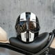 thumbnail image 2 of Cascos integrales para motocicleta, carcasa de fibra de vidrio, estilo retro vintage TT&CO Cafe Racer, casco integral de fibra de vidrio para motocross, scooter y hombre, 2 of 5
