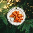 thumbnail image 3 of Buffalo Wings and Dip, Spicy Dinner Dish Christmas Ornament, Food Foodie Novelty Xmas Tree Gift Accessory Funny Ornaments (Flat Design Printed on Ceramic, NOT 3D), 3 of 3