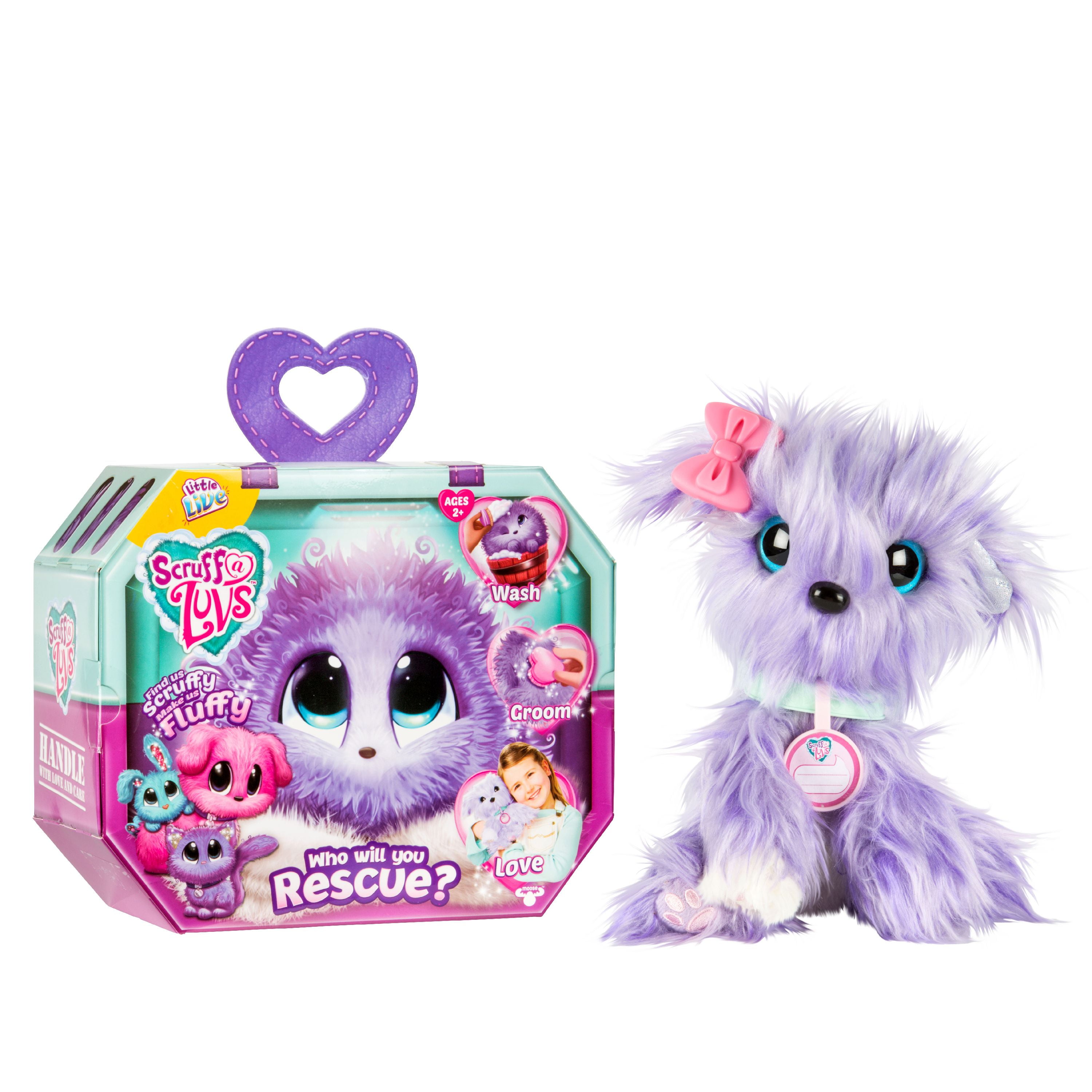 Scruff A Luvs Little Live Girl Plush Mystery Rescue Pet Toy Kids Birthday Gift 