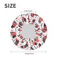 thumbnail image 4 of Kdxio Cute Chickens Print Shower Cap for Women,Elastic and Reusable,Double Waterproof Layers Bathing Hat, 4 of 6